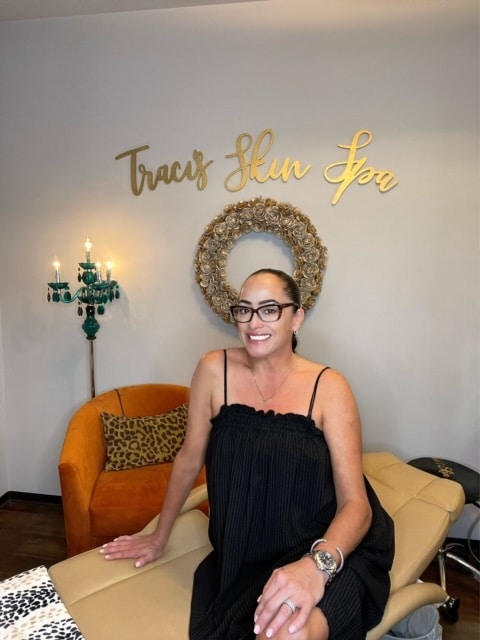Traci, the owner of Traci's Skin Spa in Des Peres, MO.